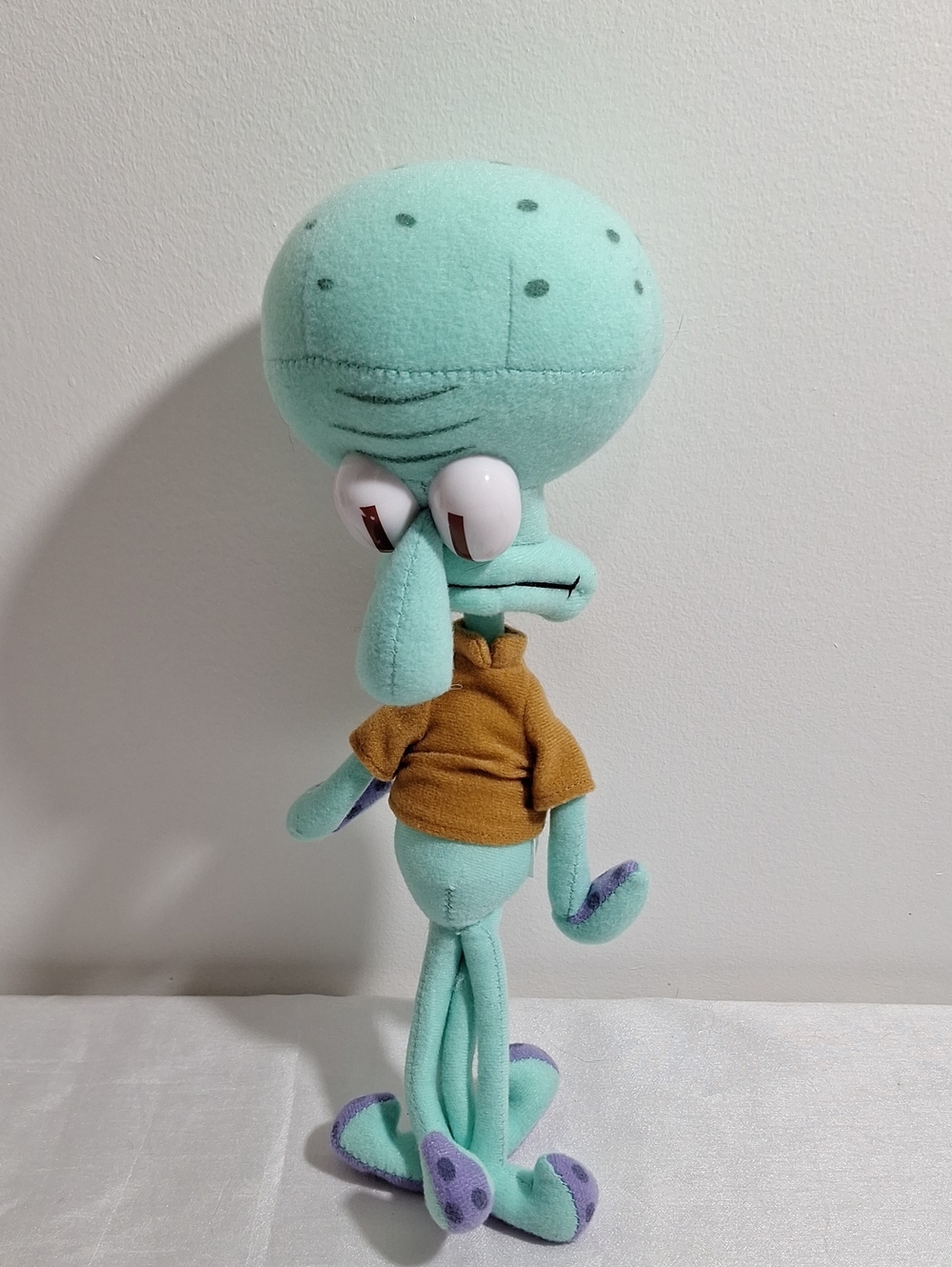 Squidward Plush Toy - Mint Green with Brown Shirt